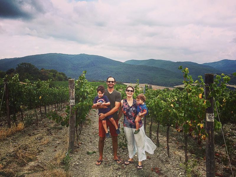 Family trip in Tuscany